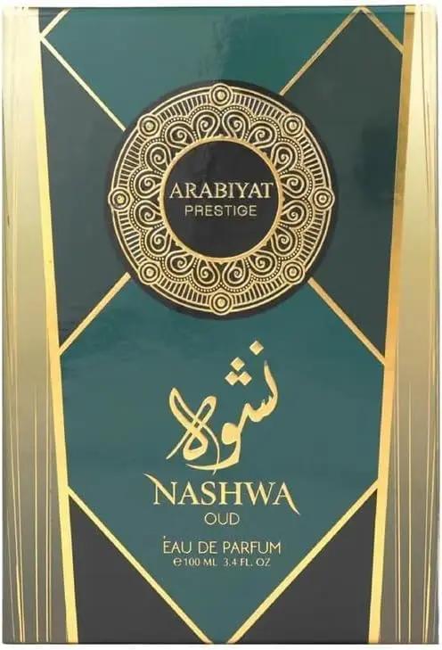 Arabiyat Prestige Nashwa Oud Eau de Parfum packaging box