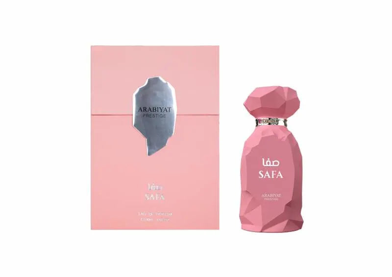 Arabiyat Prestige Safa EDP 100ML luxury perfume bottle and packaging from Beauty Boutique London