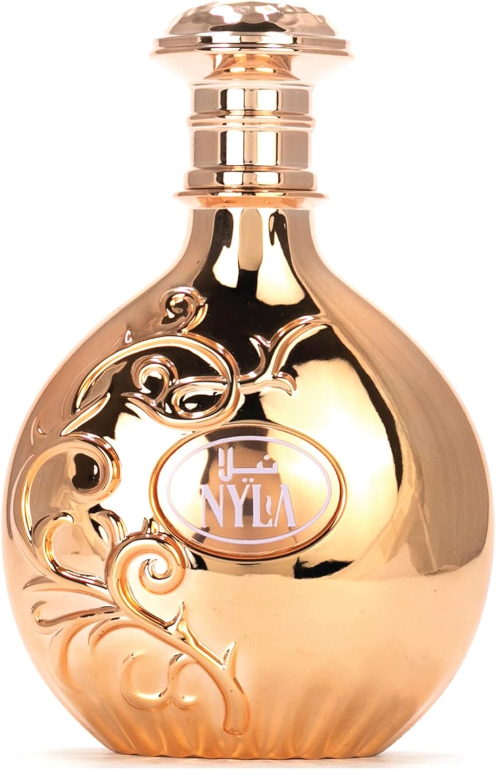 Arabiyat Prestige Nyla perfume with coconut, vanilla and peach notes – unisex EDP.