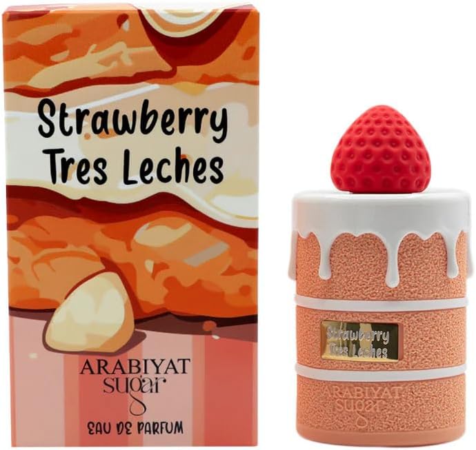 Arabiyat Sugar Strawberry Tres Leches perfume bottle 100ml UK