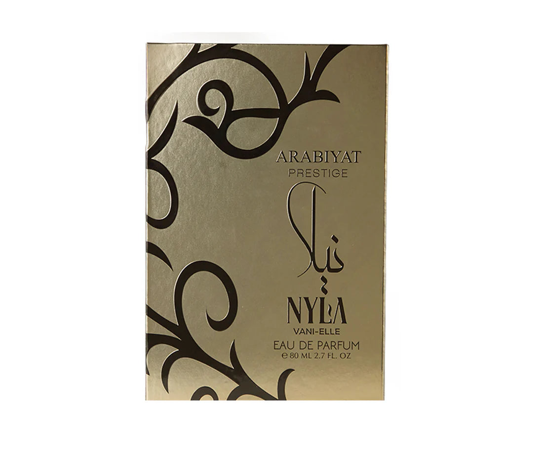 Arabiyat Prestige Nyla Vani-elle Eau de Parfum 80ML Bottle Box - Vanilla Gourmand Fragrance