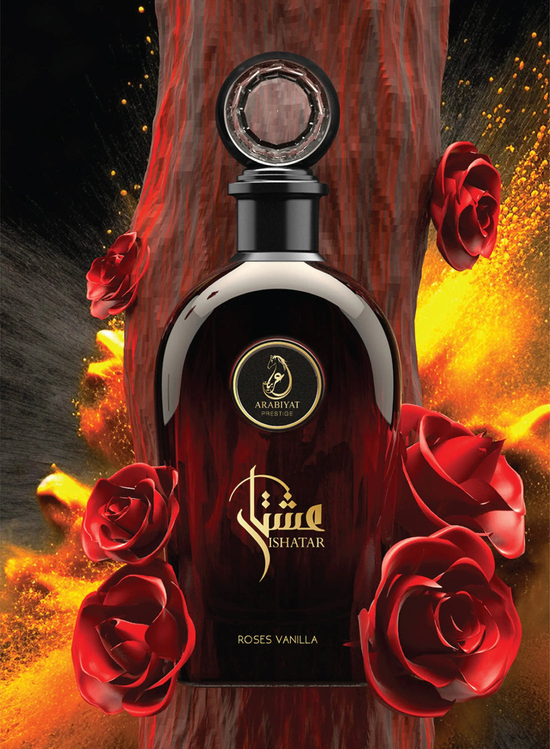 Arabiyat Prestige - Ishatar Roses Vanilla | EDP 110ML | Unisex | beautyboutique.london
