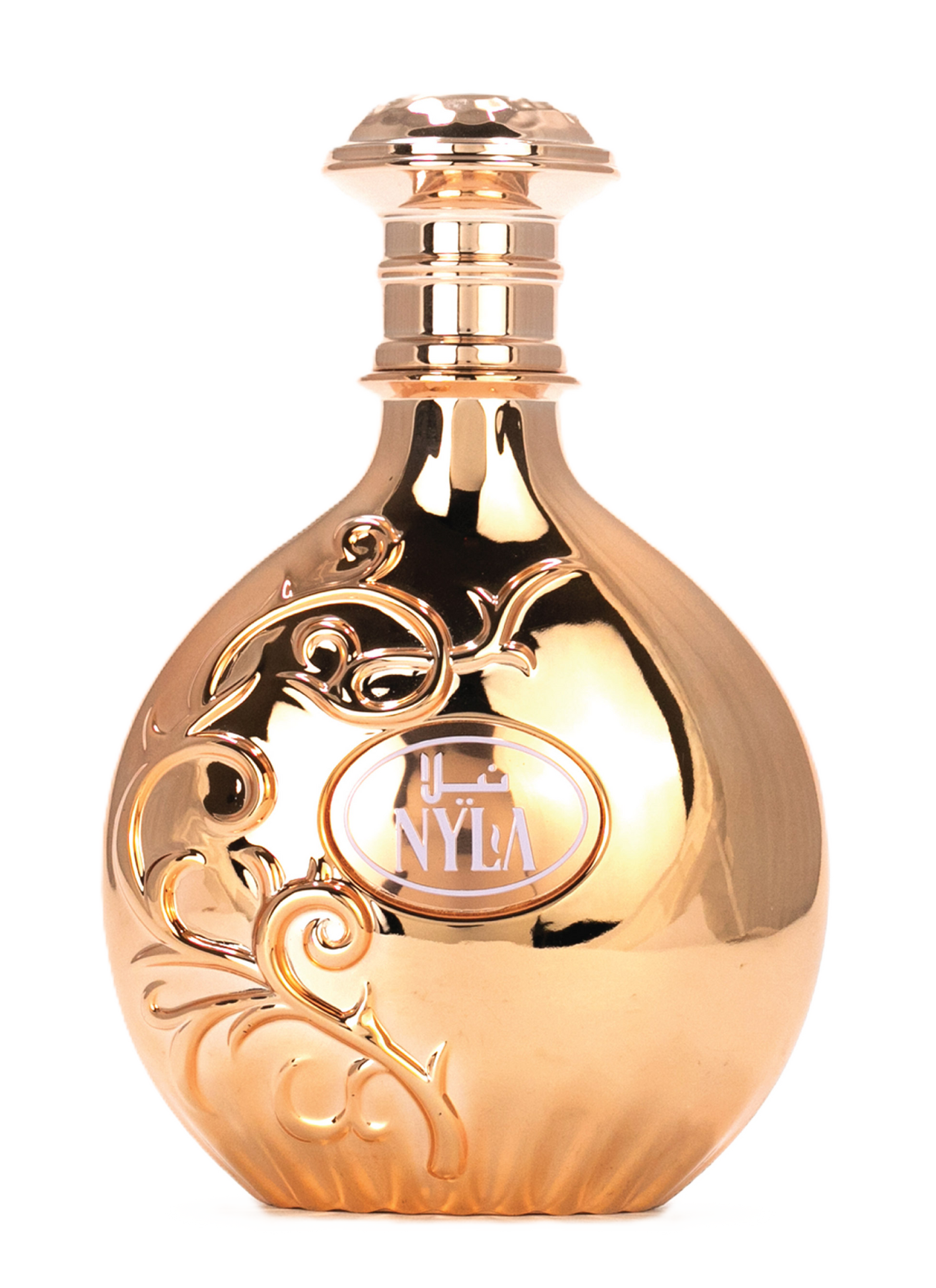 Arabiyat Prestige Nyla EDP 80ml perfume bottle with rose gold cap